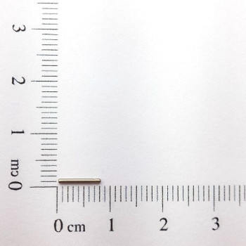 AC LATÃO PINO BABY ALPACA 0,80X9,5MM C/ GARGANTA