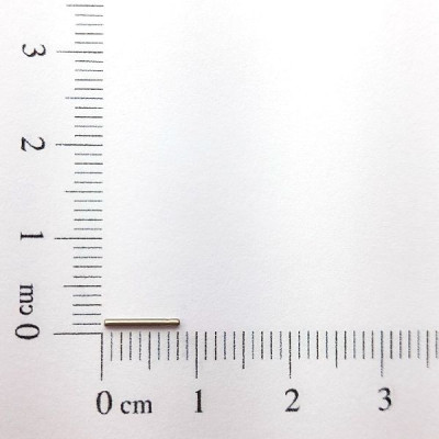 AC LATÃO PINO BABY ALPACA 0,80X9,5MM C/ GARGANTA