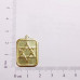 AC LATÃO PLACA 26MM ESTRELA DE DAVI 1 ARG