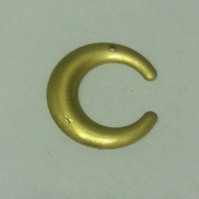 AC LATÃO MEIA LUA P LISA ESQUERDO 1 FURO