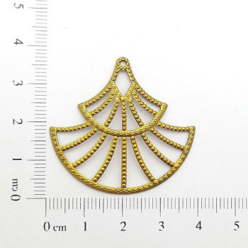 AC LATÃO LEQUE DUPLO VZD 1 FURO