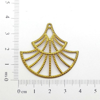 AC LATÃO LEQUE DUPLO VZD 1 FURO