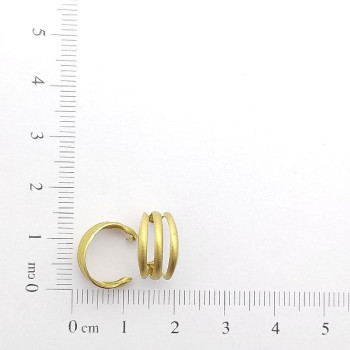 AC LATÃO ARGOLA P 3 TIRAS LISA