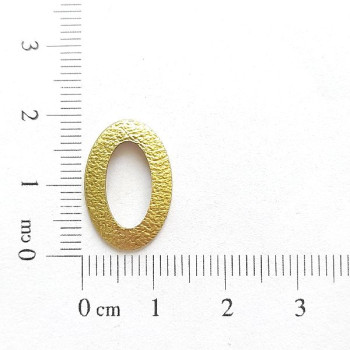 AC LATÃO OVAL M ABL TXT VZD S/ FURO