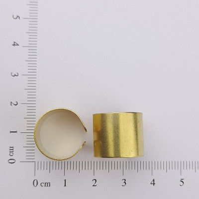 AC LATÃO ANEL FALANGE REGULAVEL CHEIO LISO 2 FUROS