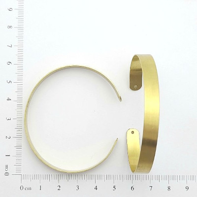 AC LATÃO BRACELETE LISO S/ FURO