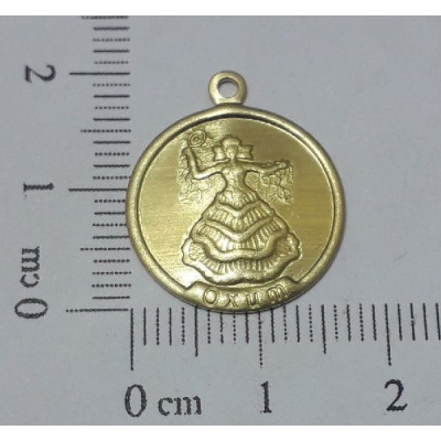 AC LATÃO REDONDO ORIXÁ OXUM 1 ARG