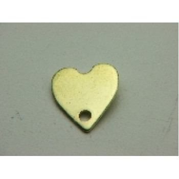 AC LATÃO CORAÇÃO PP 1 FURO BAIXO