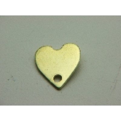 AC LATÃO CORAÇÃO PP 1 FURO BAIXO