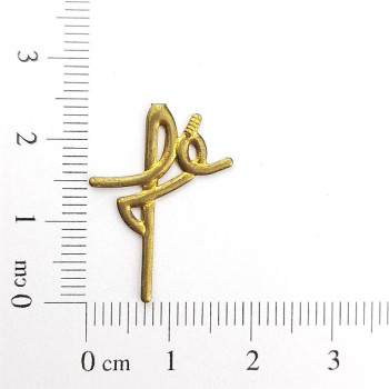 AC LATÃO FÉ G CURSIVA S/ ARG