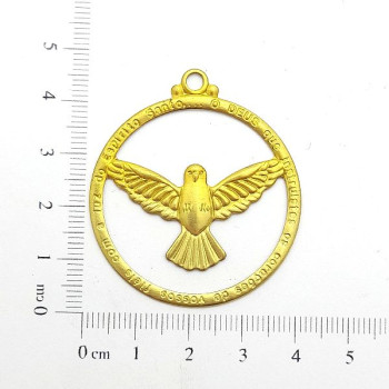 AC LATÃO MEDALHA G ESPIRITO SANTO VZD 1 ARG