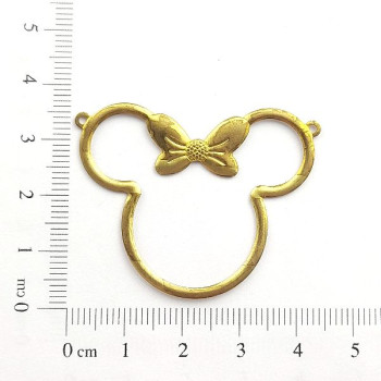 AC LATÃO MINNIE G LAÇO CHEIO LISO 2 ARG