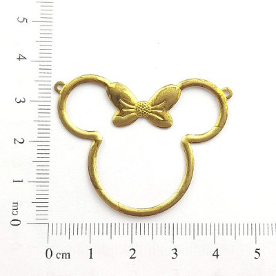 AC LATÃO MINNIE G LAÇO CHEIO LISO 2 ARG