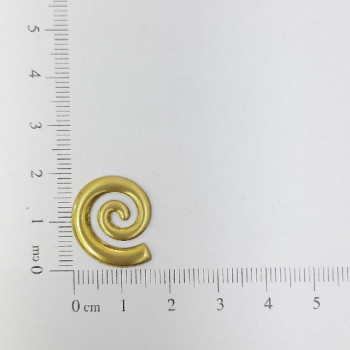 AC LATÃO CARACOL P 18MM VZD LADO ESQUERDO