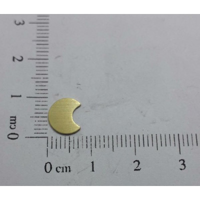 AC LATÃO LUA 10MM CHEIA RETA S/ FURO