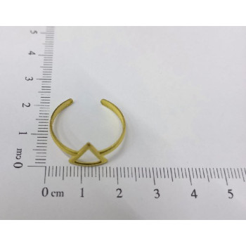 AC LATÃO ANEL REGULAVÉL TRIÂNGULO