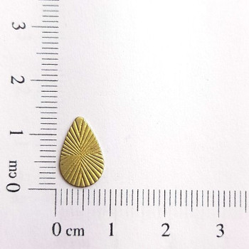 AC LATÃO GOTA P TXT RISCOS S/ FURO