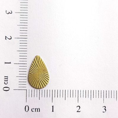 AC LATÃO GOTA P TXT RISCOS S/ FURO