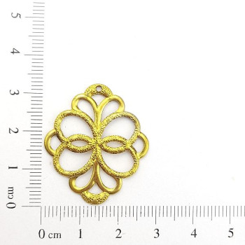 AC LATÃO FLOR M VZD 1 FURO