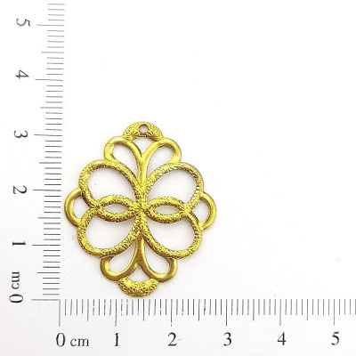 AC LATÃO FLOR M VZD 1 FURO