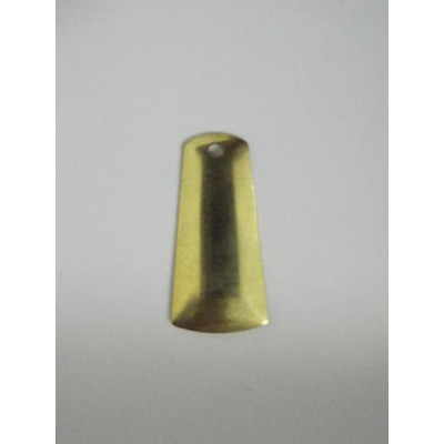AC LATÃO RETANGULO 20MM LISO ABL 1 FURO