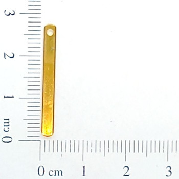 AC LATÃO PALITO LISO G 25MM 1 FURO