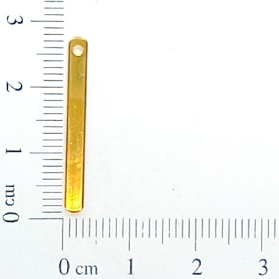 AC LATÃO PALITO LISO G 25MM 1 FURO