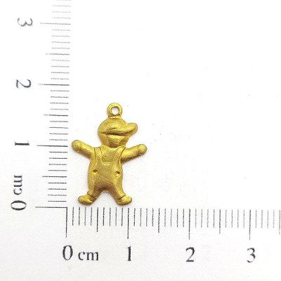 AC LATÃO MENINO 17MM LISO 1 ARG