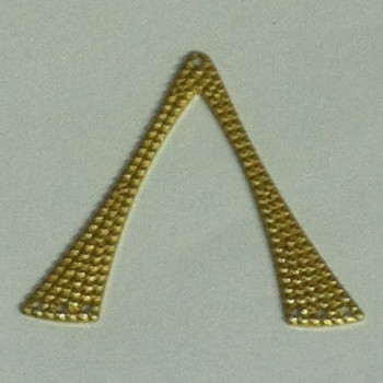 AC LATÃO FORQUILHA TXT BOLINHAS 7 FUROS