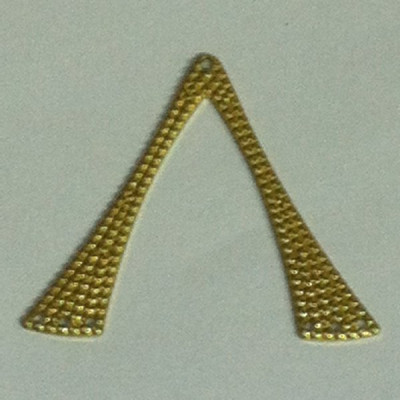 AC LATÃO FORQUILHA TXT BOLINHAS 7 FUROS