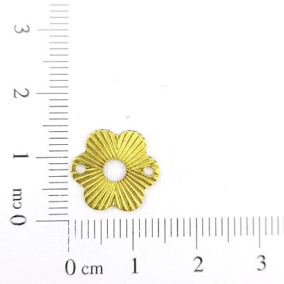 AC LATÃO FLOR TXT RISCOS VZD 2 FUROS