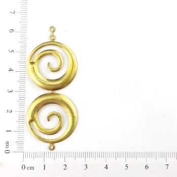 AC LATÃO CARACOL DUPLO