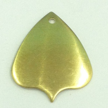 AC LATÃO GOTA PONTA CHEIA LISA ABL 1 FURO