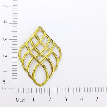 AC LATÃO FOLHA G LINHAS VZD TXT 1 FURO