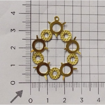 AC LATÃO REDONDO CHATÃO 8MM 1 ARG