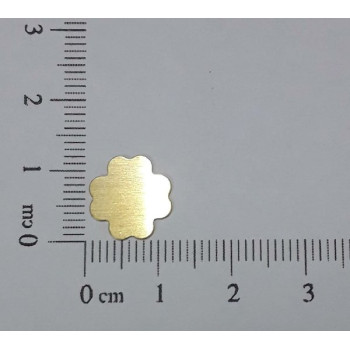 AC LATÃO TREVO 12MM LISO RETO S/ FURO.