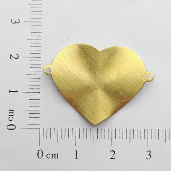 AC LATÃO CORAÇÃO ONDULADO G 2 ARG