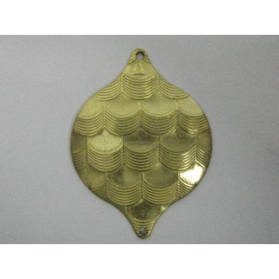 AC LATÃO BALÃO G CHEIO LISO TXT 2 FUROS