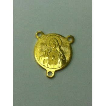 AC LATÃO TERÇO SC DE MARIA FRENTE E VERSO