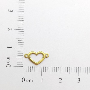 AC LATÃO CORAÇÃO PP 10MM LISO VZD 2 ARG