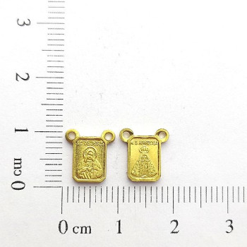 AC LATÃO ESCAPULÁRIO P SC JESUS NSS SRA APARECIDA