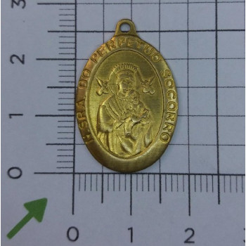 AC LATÃO MEDALHA PERPETUO SOCORRO 1 ARG