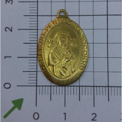 AC LATÃO MEDALHA PERPETUO SOCORRO 1 ARG