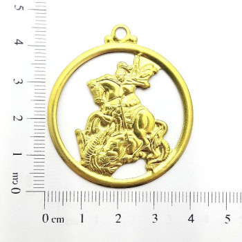 AC LATÃO MEDALHA SÃO JORGE VZD 1 ARG