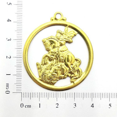 AC LATÃO MEDALHA SÃO JORGE VZD 1 ARG