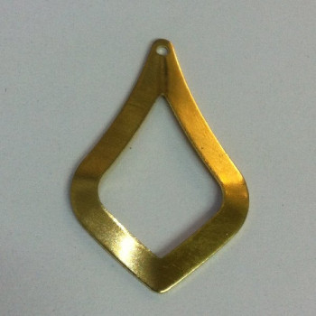 AC LATÃO GOTA M LISA VZD 1 FURO