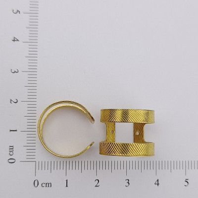 AC LATÃO ANEL FALANGE REGULAVEL RISCOS 2 FUROS