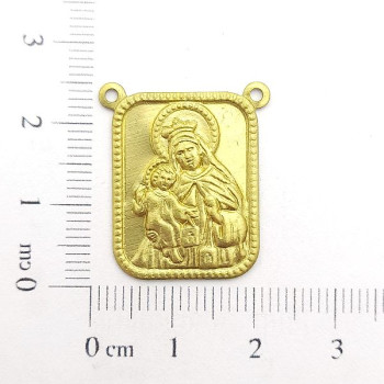 AC LATÃO ESCAPULÁRIO G NSS SRA DO CARMO CHEIO