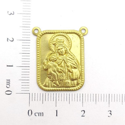 AC LATÃO ESCAPULÁRIO G NSS SRA DO CARMO CHEIO