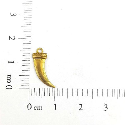 AC LATÃO DENTE DE SABRE P S/ BORDA 1 ARG